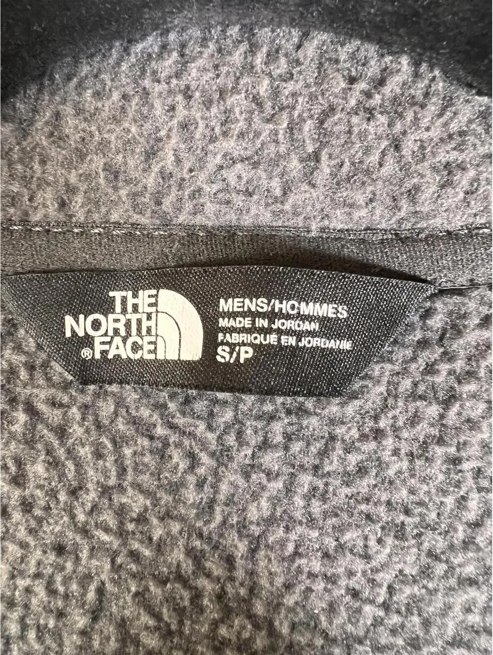 The North Face Men’s Gray Full Zip Fleece Jacket Size Small